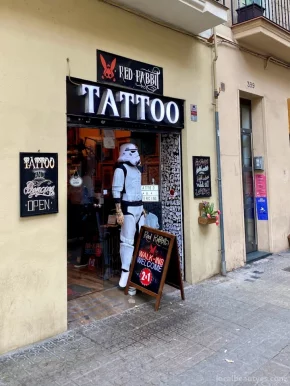 Red rabbit tattoo shop, Barcelona - Foto 4