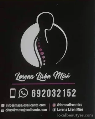 Lorena Liron Miro Quiromasajista y masajista deportivo, Comunidad Valenciana - 