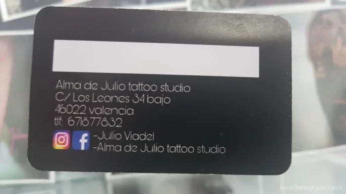 Alma De Julio Tattoo Studio, Valencia - Foto 1